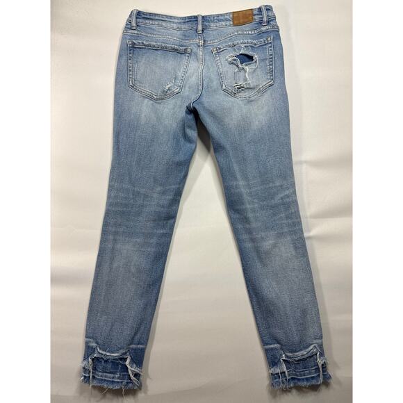 BKE Buckle Women's Stella Mid Rise Slim Fit Ankle Denim Jeans - Size 28x25 *READ - Picture 4 of 8